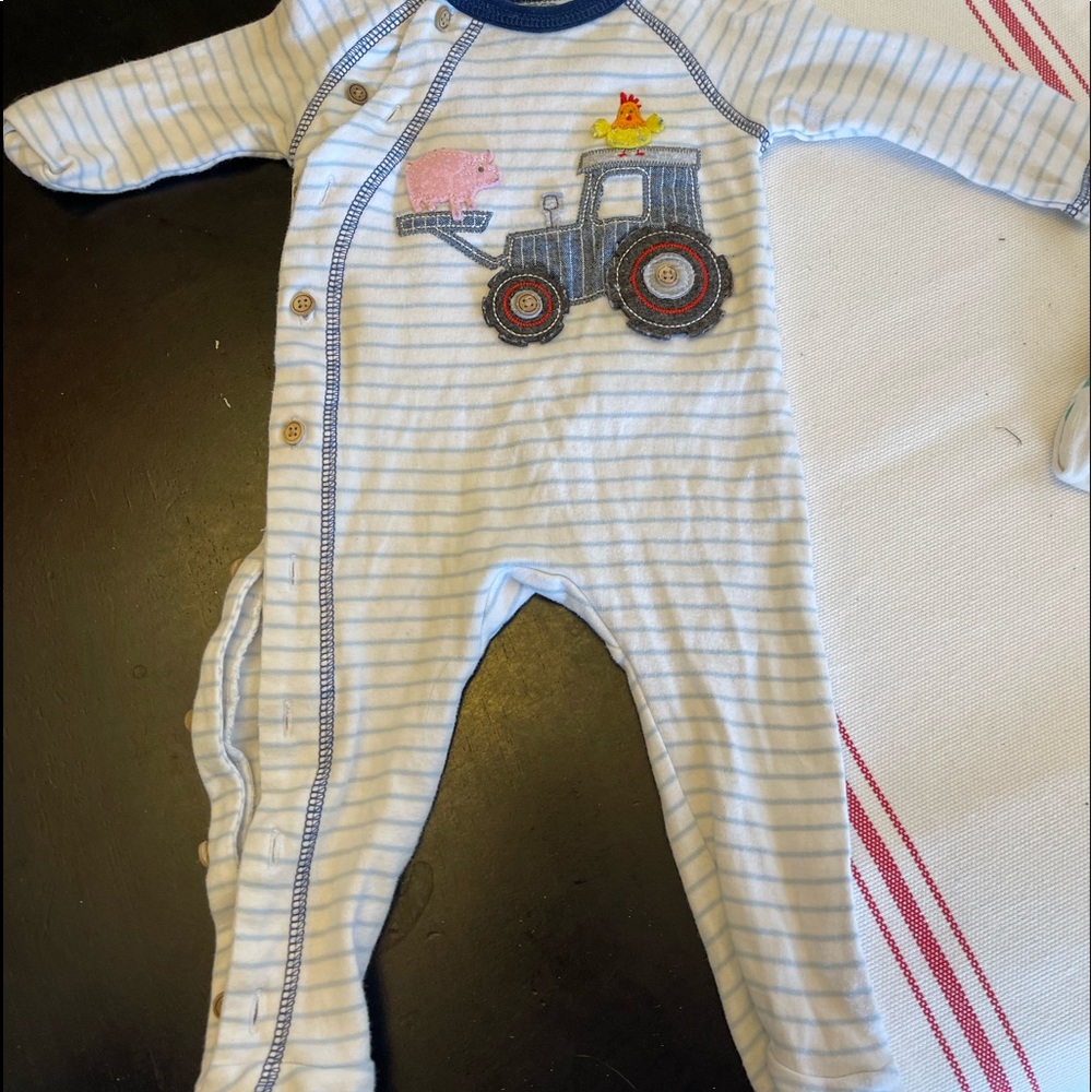 Mud Pie tractor outfit